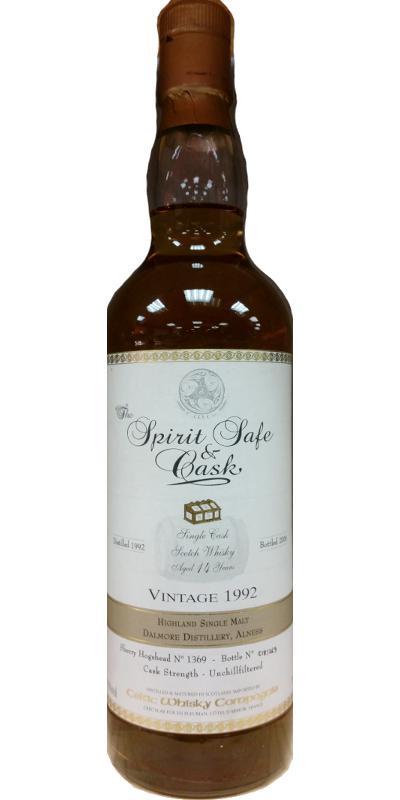 Dalmore 1992 Cel  The Spirit Safe & Cask