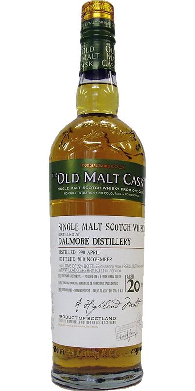 Dalmore 1990 DL  The Old Malt Cask