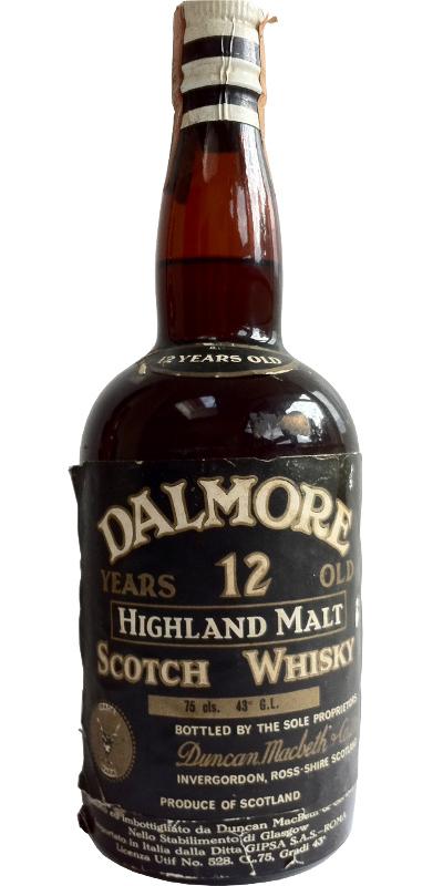 Dalmore 12-year-old DMCo  Highland Malt Scotch Whisky