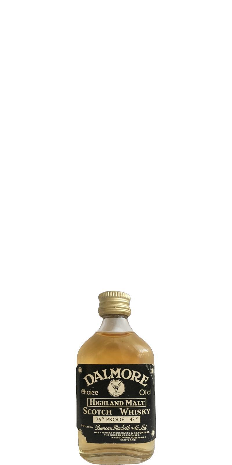 Dalmore Highland Malt DMCo  Miniature