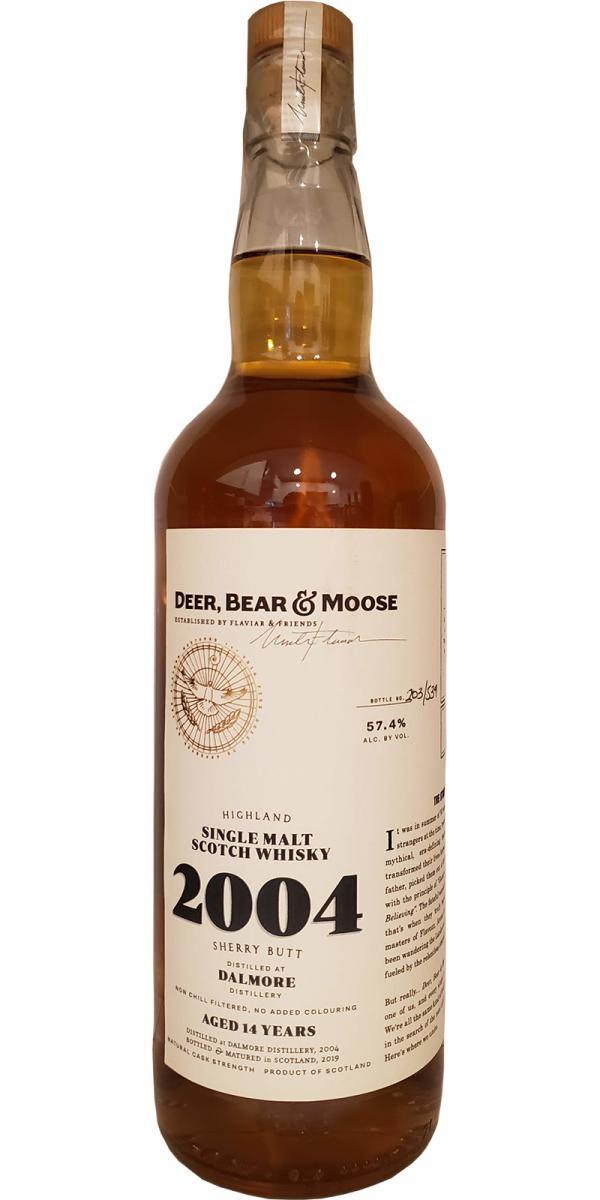 Dalmore 2004 Flvr  Deer, Bear & Moose