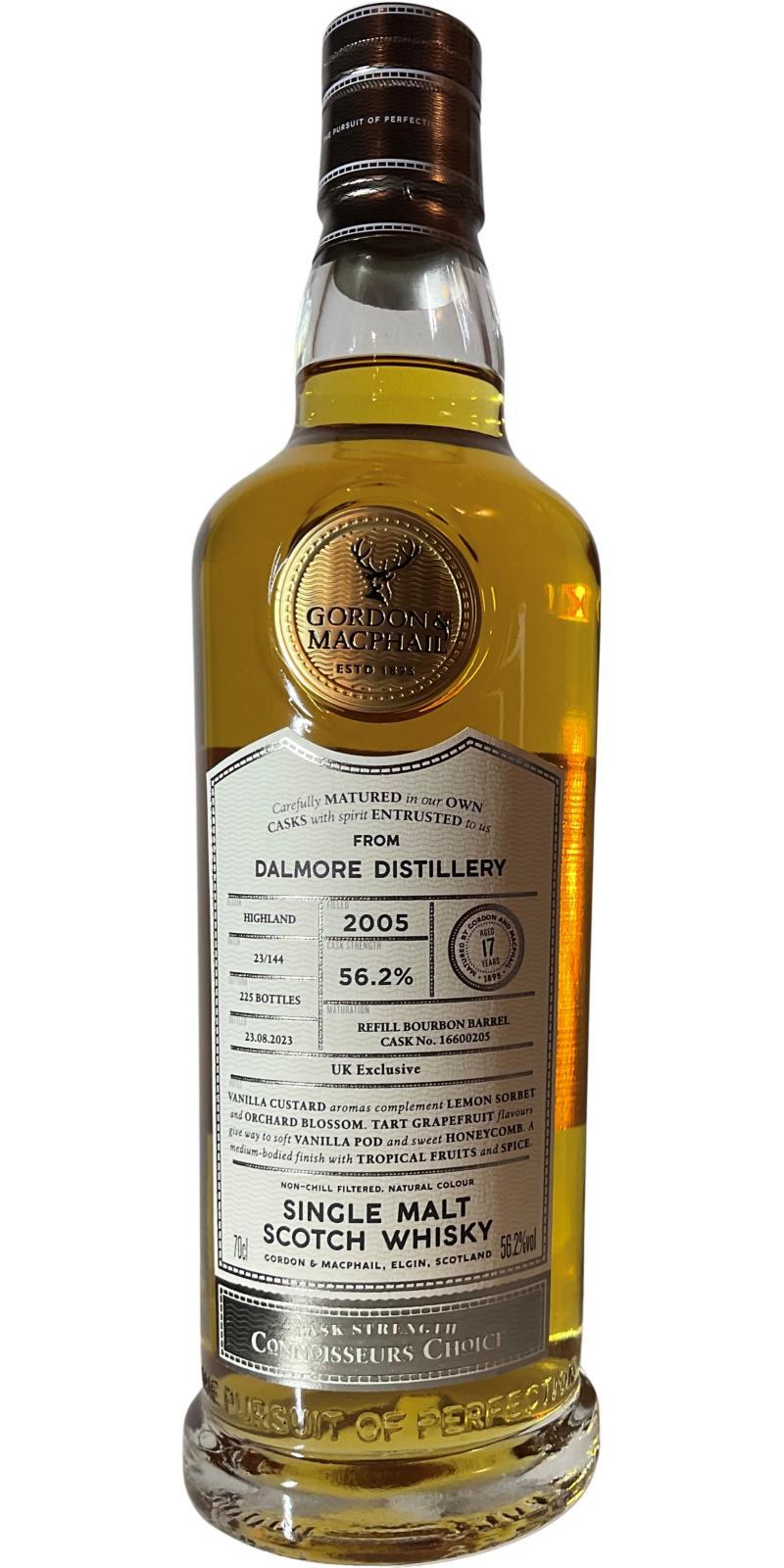 Dalmore 2005 GM  Connoisseurs Choice - Cask Strength