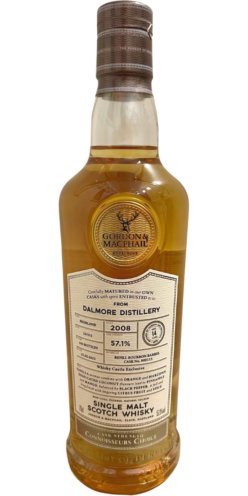 Dalmore 2008 GM  Connoisseurs Choice - Cask Strength