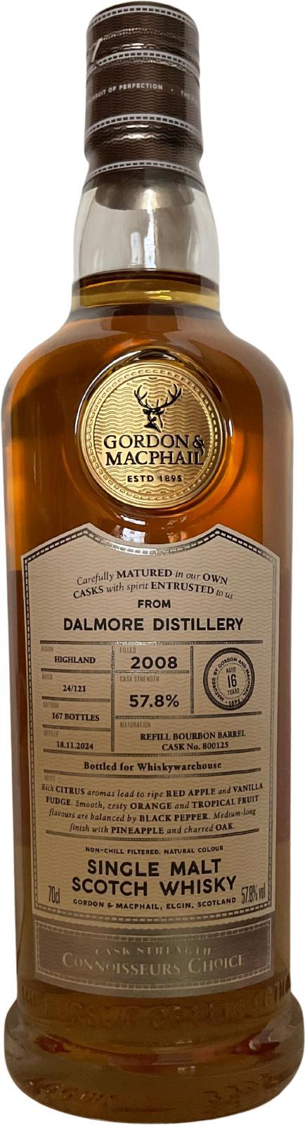 Dalmore 2008 GM  Connoisseurs Choice - Cask Strength