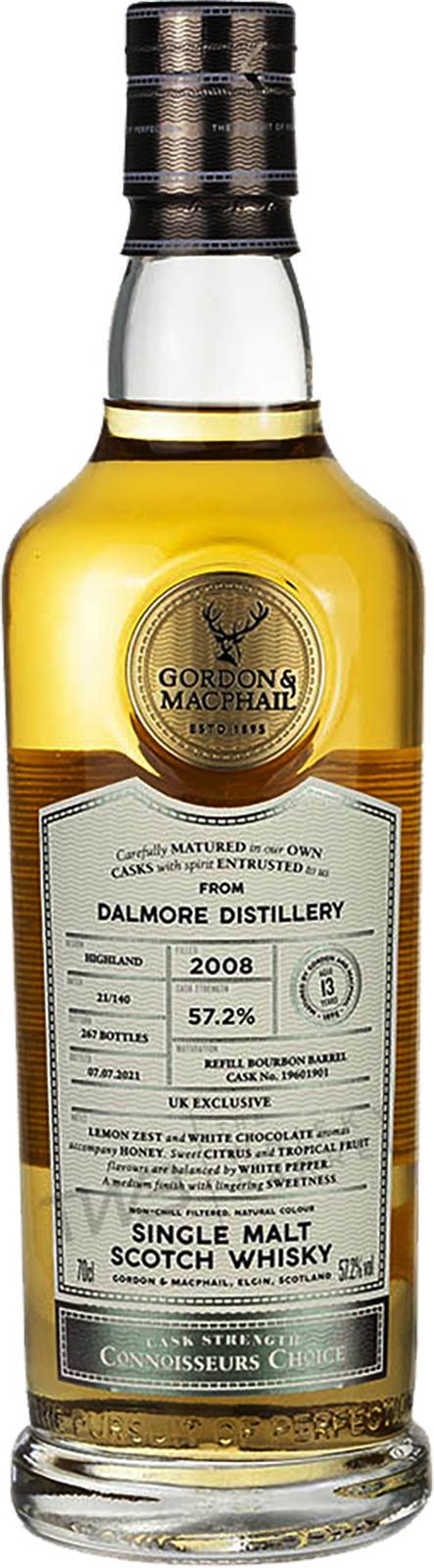 Dalmore 2008 GM  Connoisseurs Choice - Cask Strength