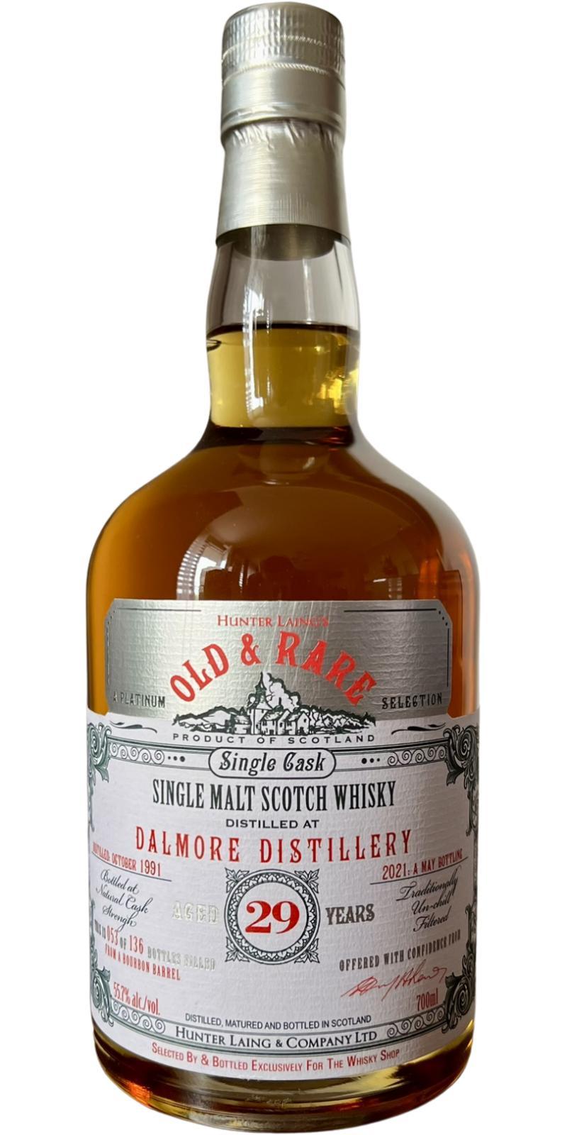 Dalmore 1991 HL  Old & Rare - A Platinum Selection