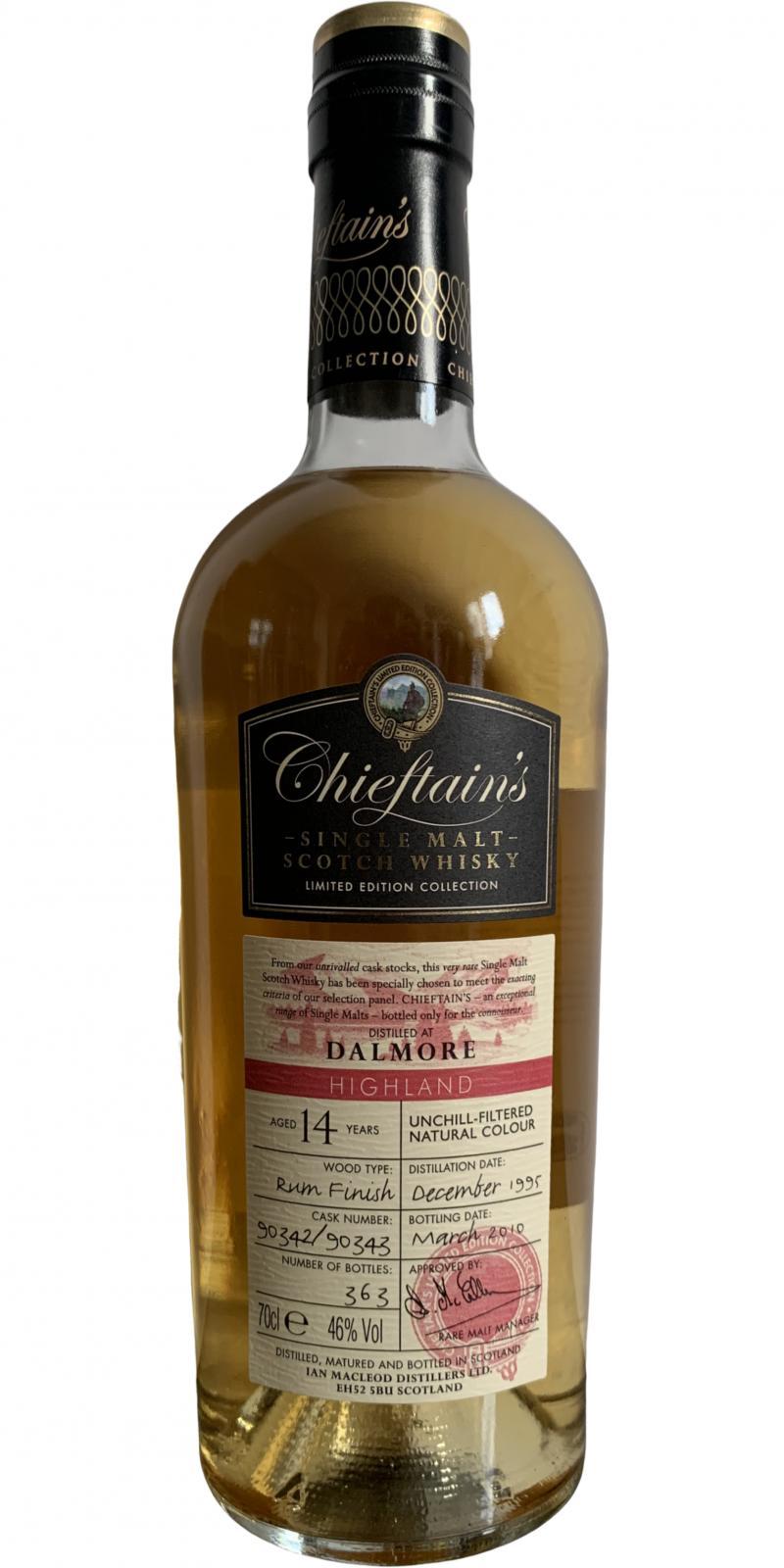 Dalmore 1995 IM  Chieftain's Choice