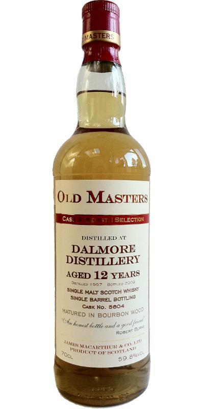 Dalmore 1997 JM  Old Masters - Cask Strength Selection