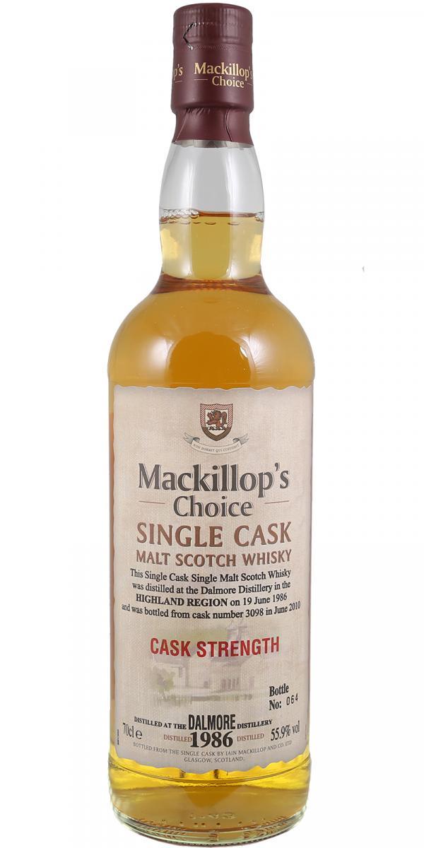 Dalmore 1986 McC  Single Cask - Cask Strength