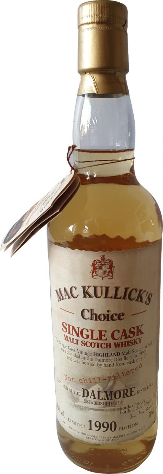 Dalmore 1990 McC  Mac Kullick's Choice - Single Cask