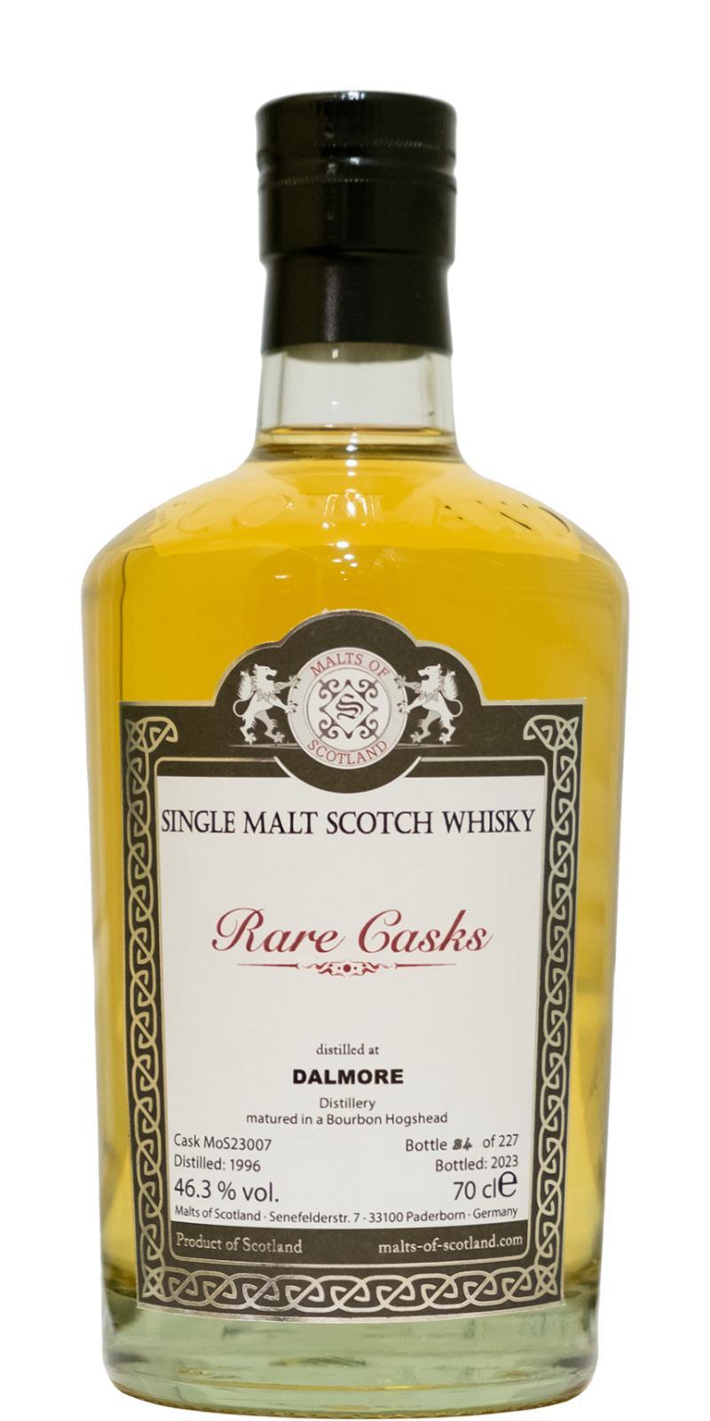 Dalmore 1996 MoS  Rare Casks Range