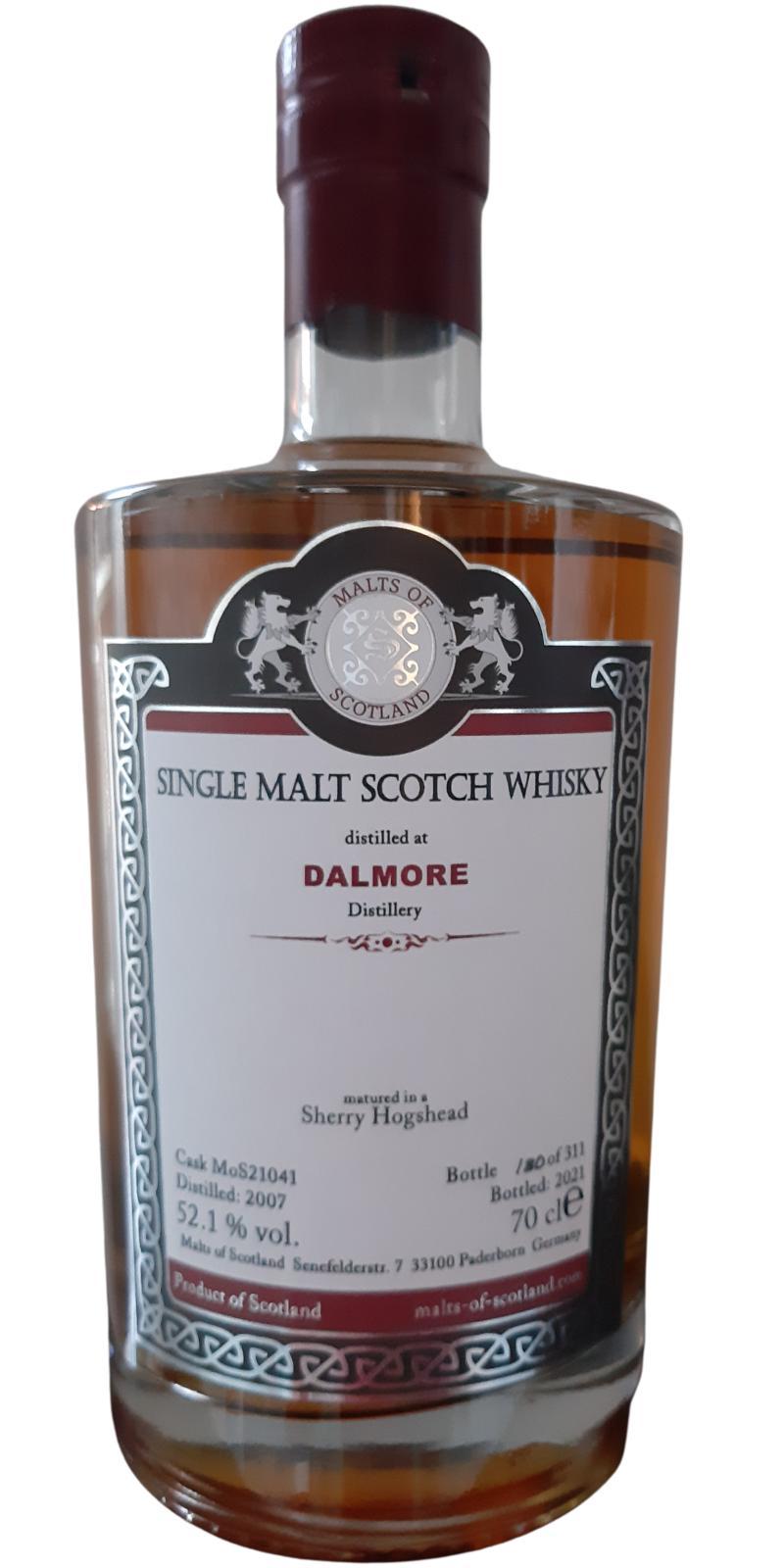 Dalmore 2007 MoS