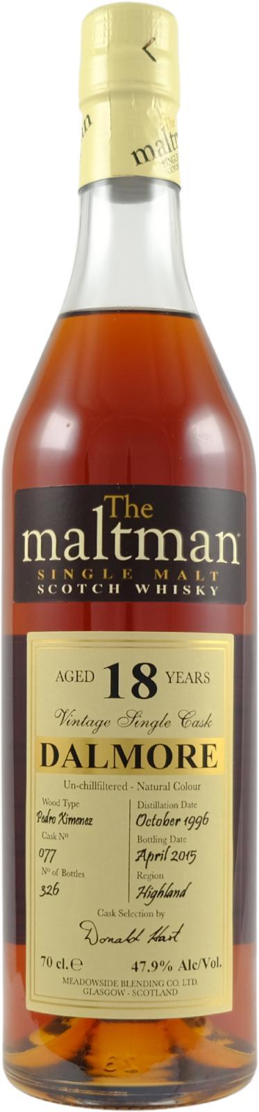 Dalmore 1996 MBl  The Maltman