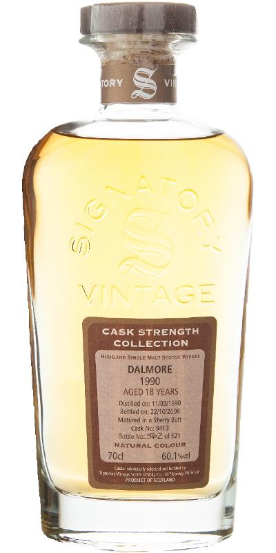 Dalmore 1990 SV  Cask Strength Collection