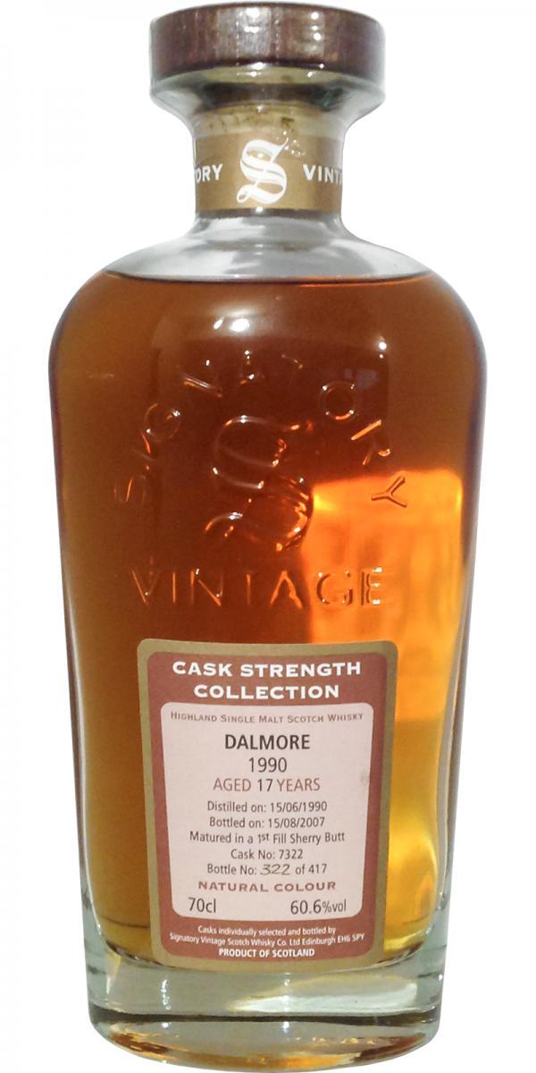 Dalmore 1990 SV  Cask Strength Collection