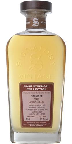 Dalmore 1990 SV  Cask Strength Collection