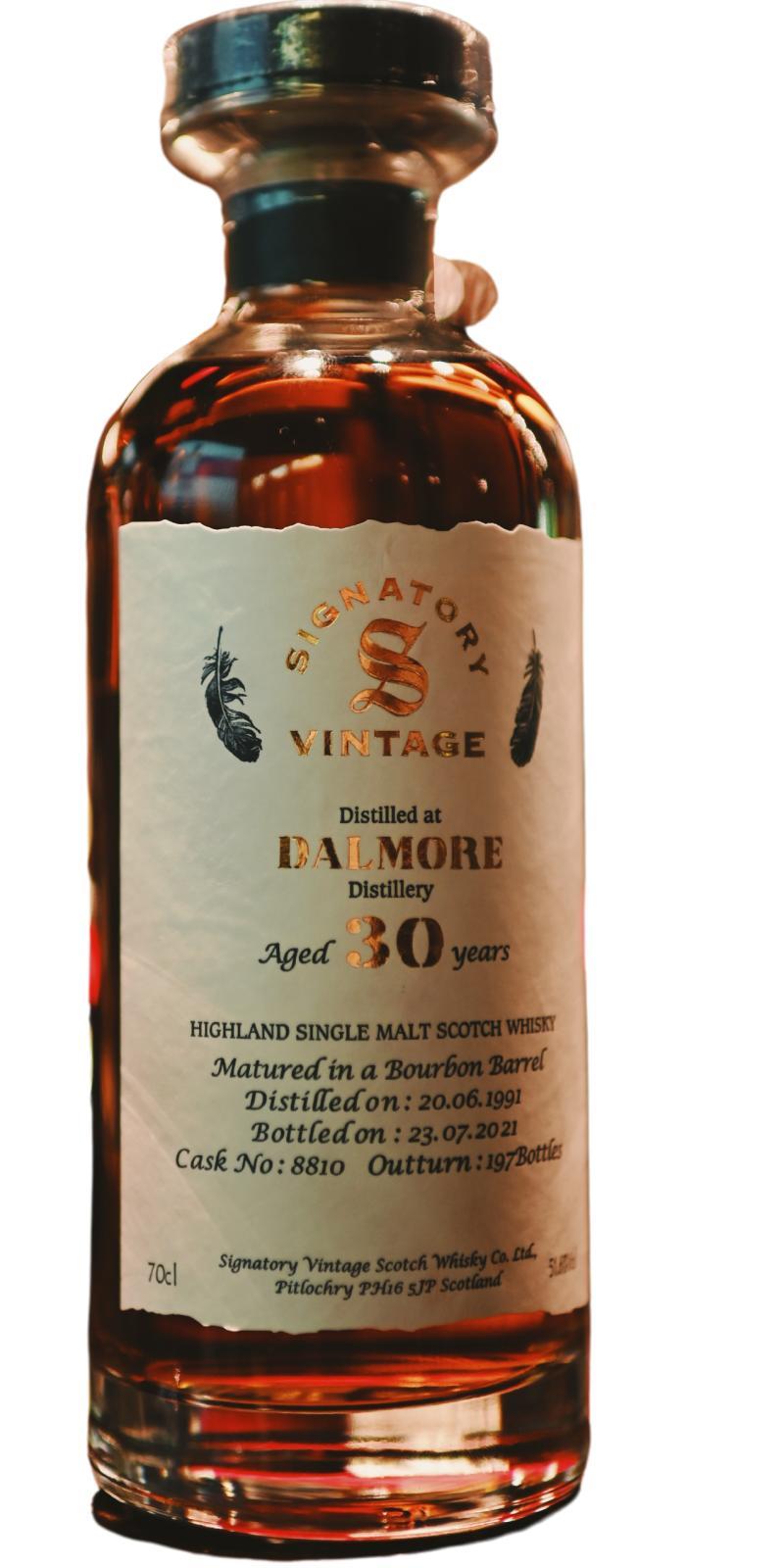 Dalmore 1991 SV  Vintage Collection - Cask Strength