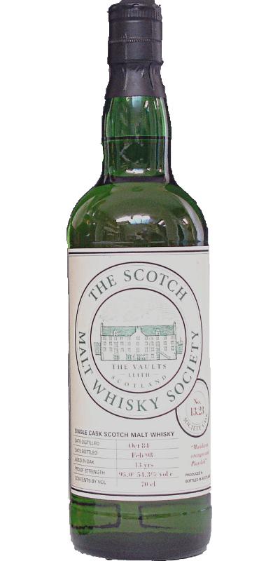 Dalmore 1984 SMWS 13.23  Mandarin oranges and Playdoh