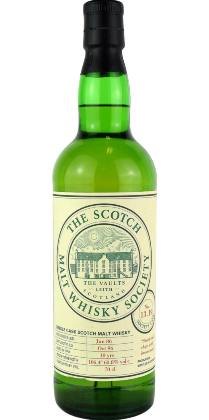 Dalmore 1986 SMWS 13.19  Steak and chips with brown sauce