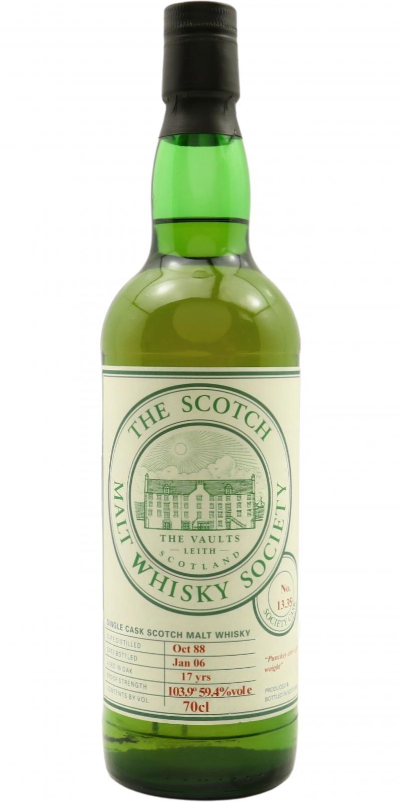 Dalmore 1988 SMWS 13.35  Punches above its weight