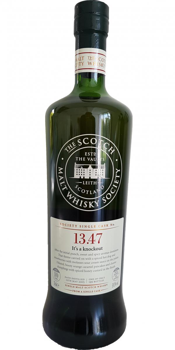 Dalmore 2005 SMWS 13.47  It’s a knockout