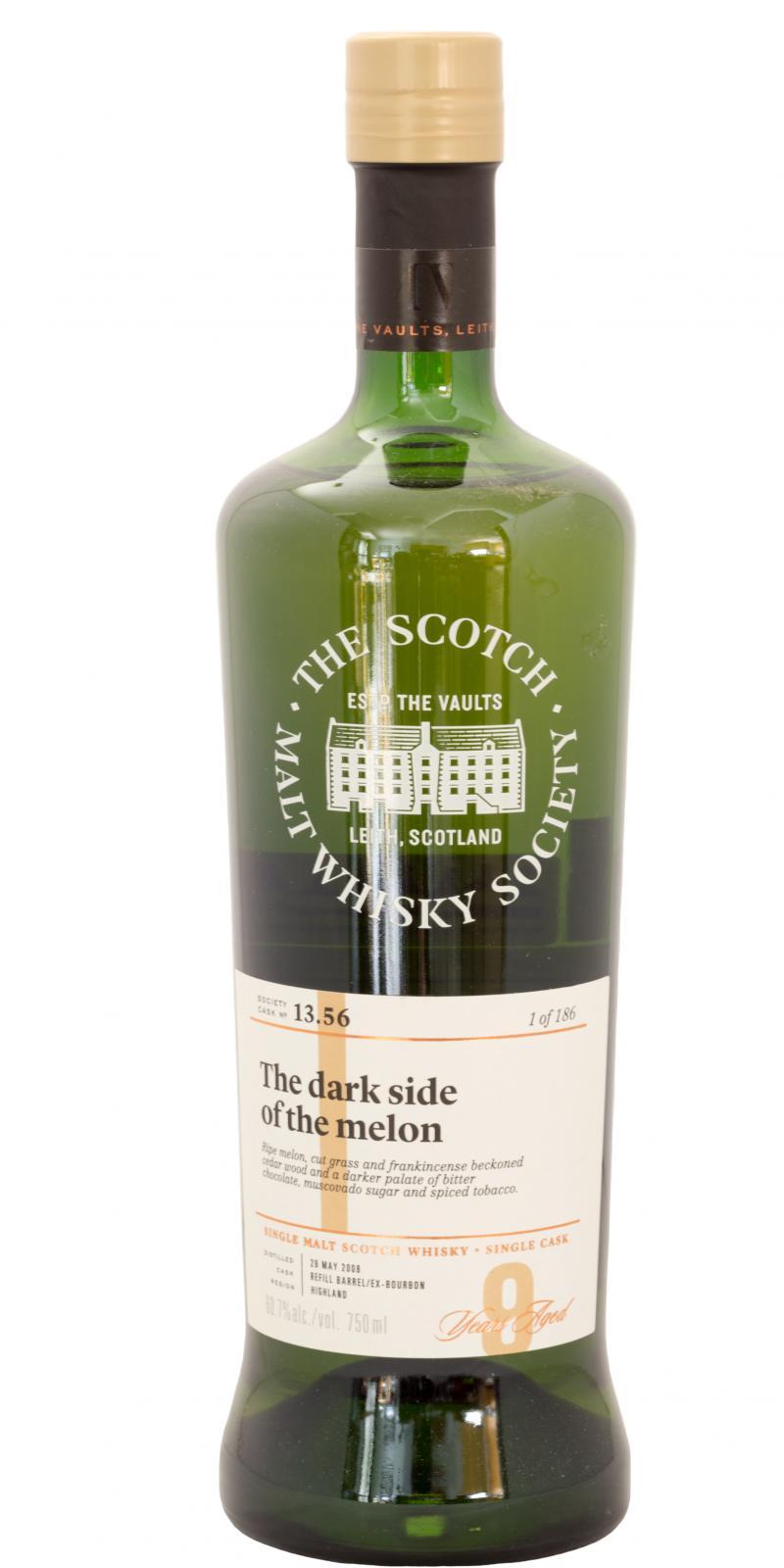 Dalmore 2008 SMWS 13.56  The dark side of the melon
