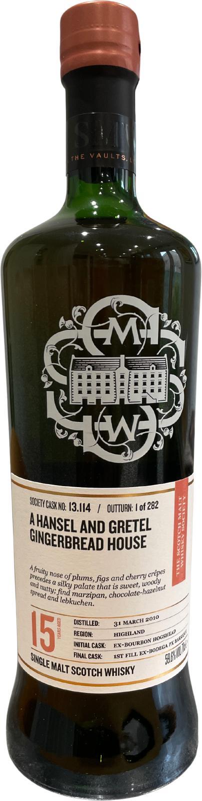 Dalmore 2010 SMWS 13.114  A Hansel and Gretel gingerbread house