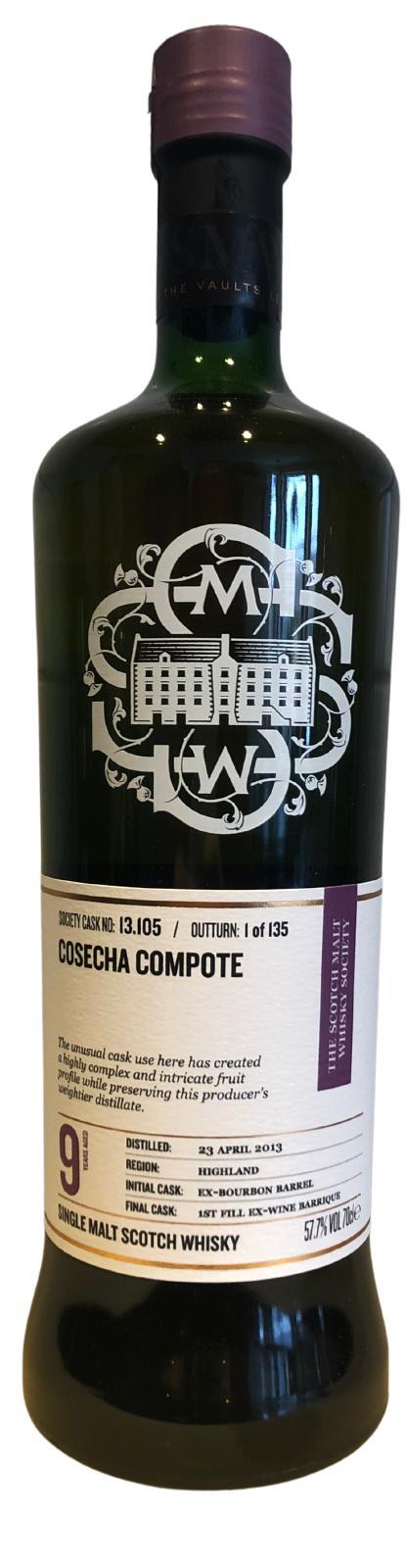 Dalmore 2013 SMWS 13.105  Cosecha compote