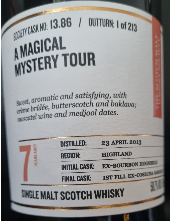 Dalmore 2013 SMWS 13.86  A magical mystery tour