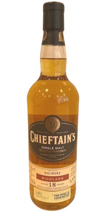 Chieftain's 18-year-old TSID  Highland Single Malt Scotch Whisky