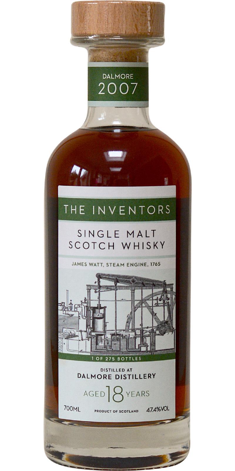 Dalmore 2007 WhBs  The Inventors