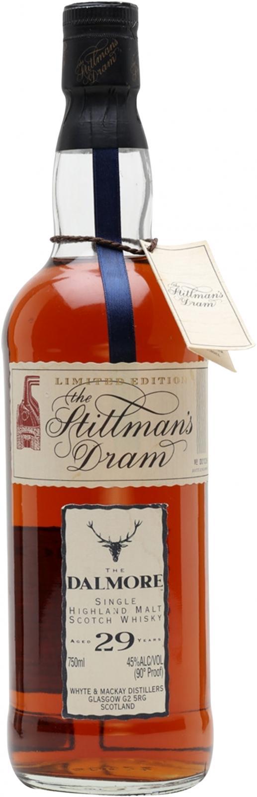 Dalmore 29-year-old W&M  The Stillman's Dram