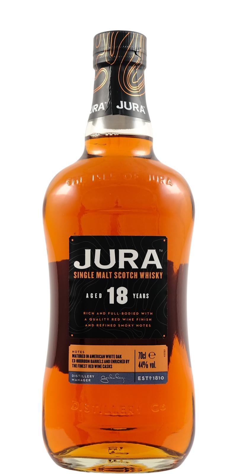 Isle of Jura 18-year-old  Single Malt Scotch Whisky