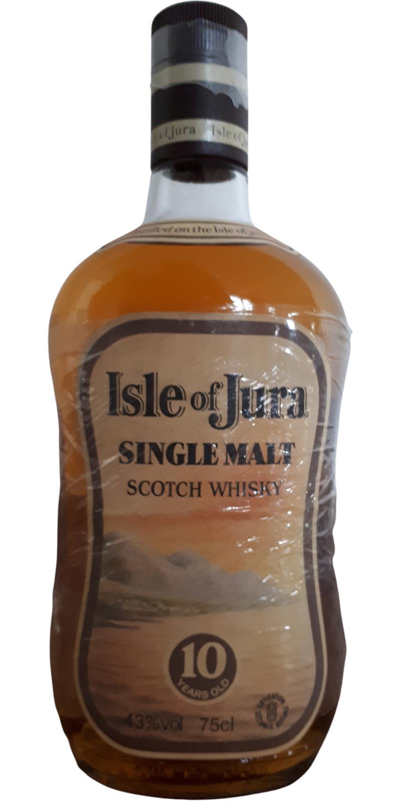 Isle of Jura 10-year-old  Old oval label 80`s