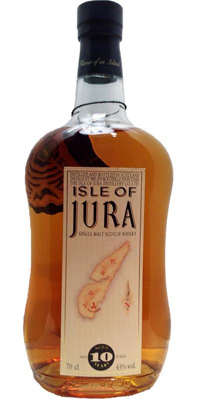 Isle of Jura 10-year-old  Old Square Map Label