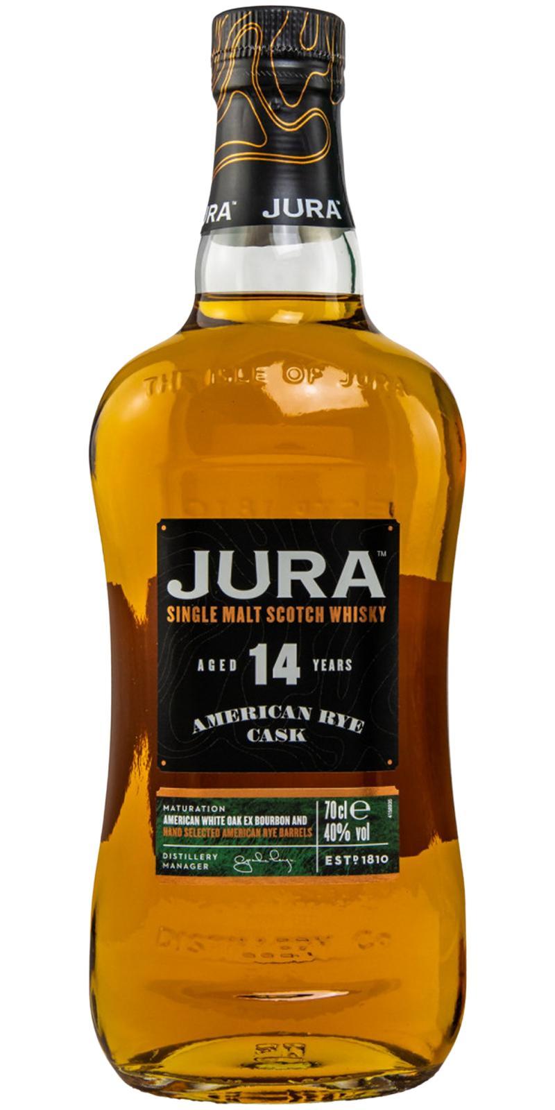 Isle of Jura 14-year-old  American Rye Cask