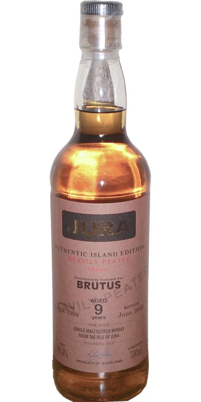 Isle of Jura 1999 Authentic Island Edition  Heavily Peated 40ppm for Brutus