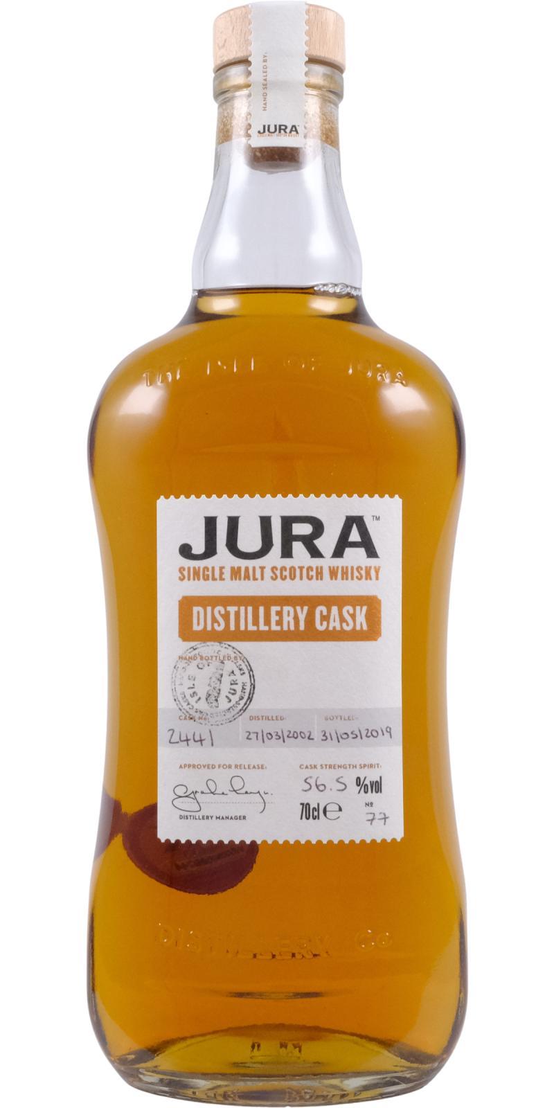 Isle of Jura 2002  Distillery Cask