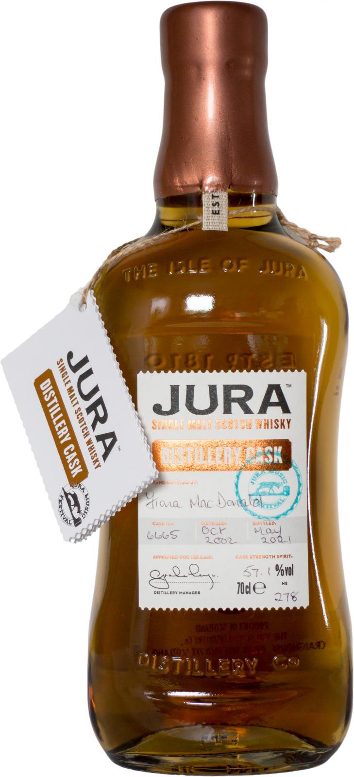 Isle of Jura 2002  Distillery Cask