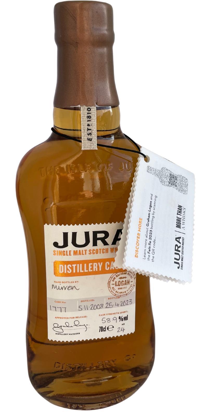 Isle of Jura 2008  Distillery Cask