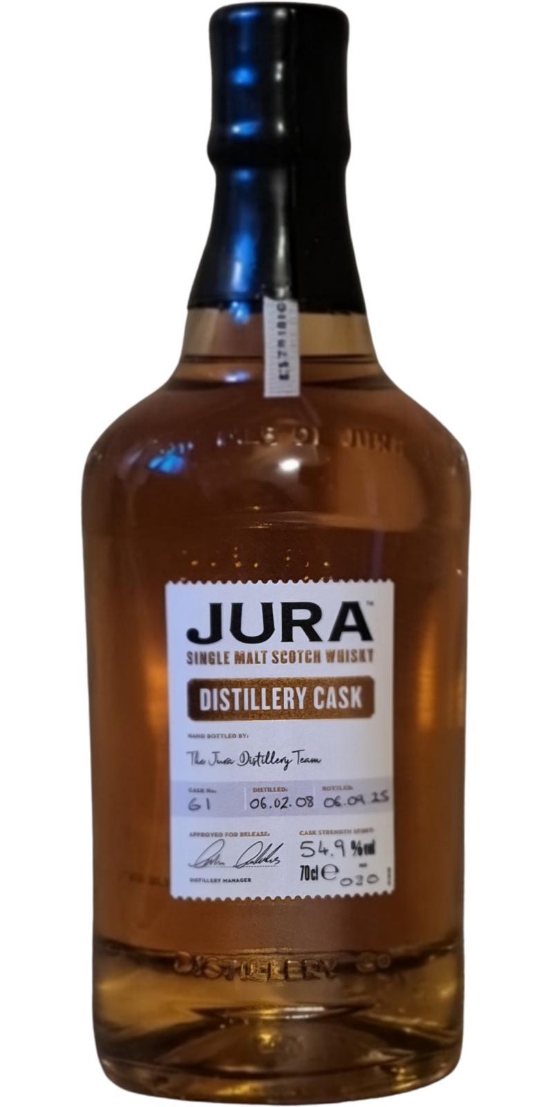 Isle of Jura 2008  Distillery Cask