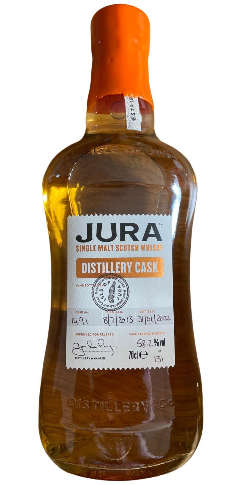 Isle of Jura 2013  Distillery Cask