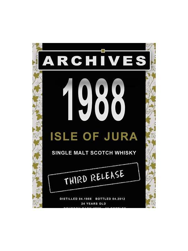 Isle of Jura 1988 Arc  Third Release