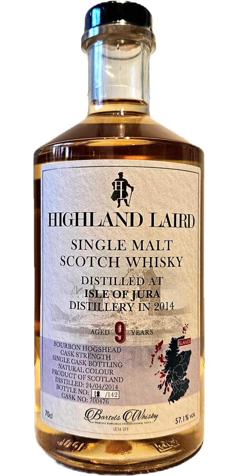 Isle of Jura 2014 BRI  Highland Laird