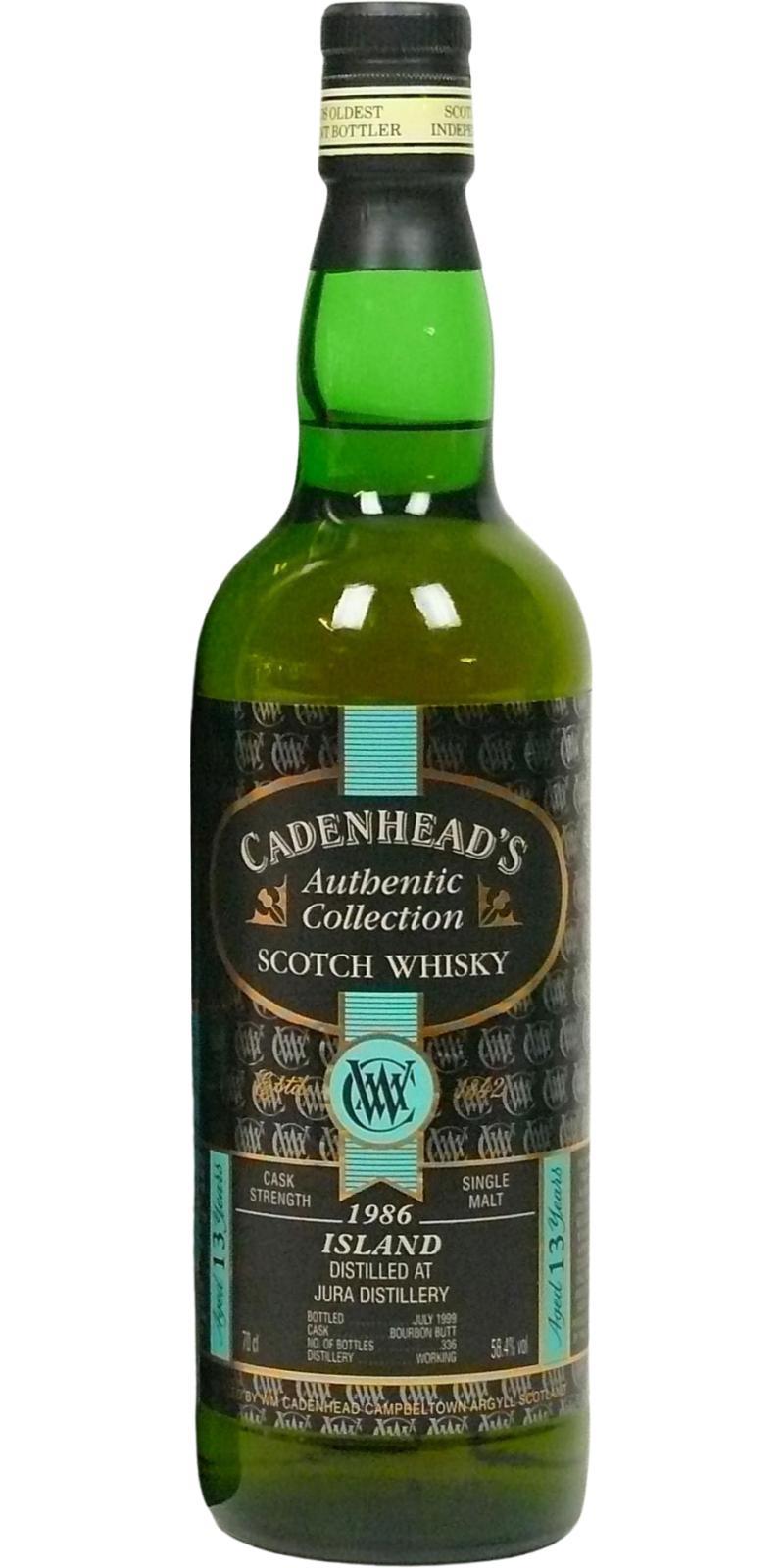Isle of Jura 1986 CA  Authentic Collection