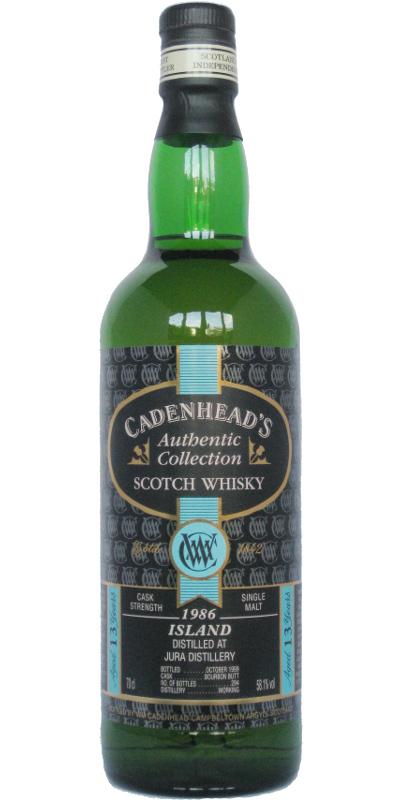 Isle of Jura 1986 CA  Authentic Collection