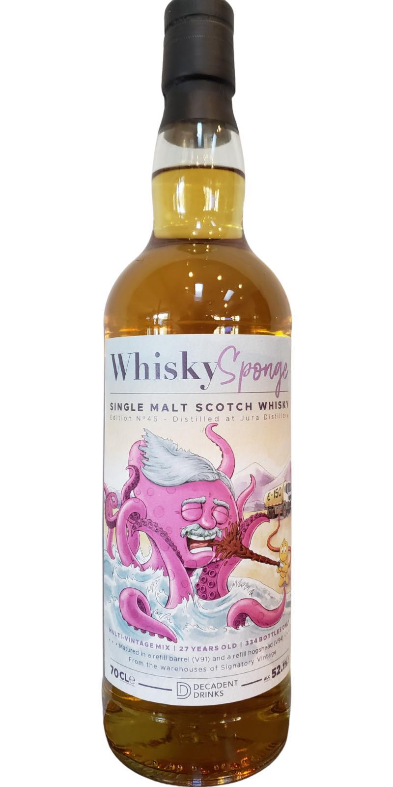 Isle of Jura 27-year-old DeDr  Whisky Sponge