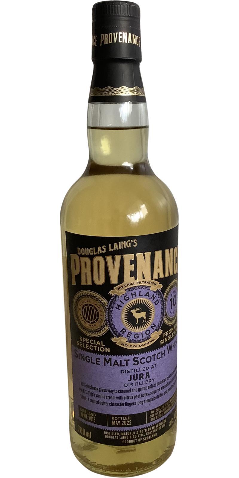 Isle of Jura 10-year-old  Provenance