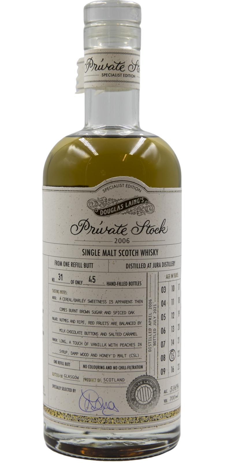 Isle of Jura 2006  Private Stock