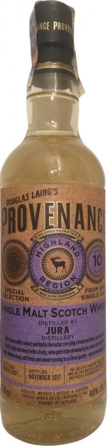 Isle of Jura 2007 DL  Provenance